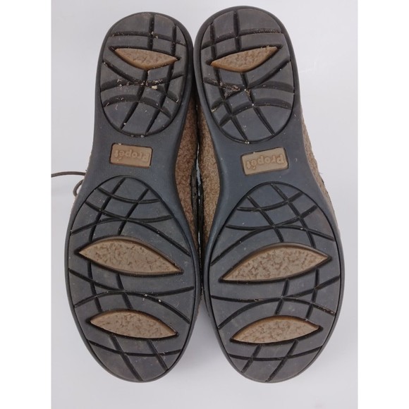 Propet Brown Leather Suede Ankle Boot WFV012S Womens Size 8 X(2E) - Picture 9 of 12